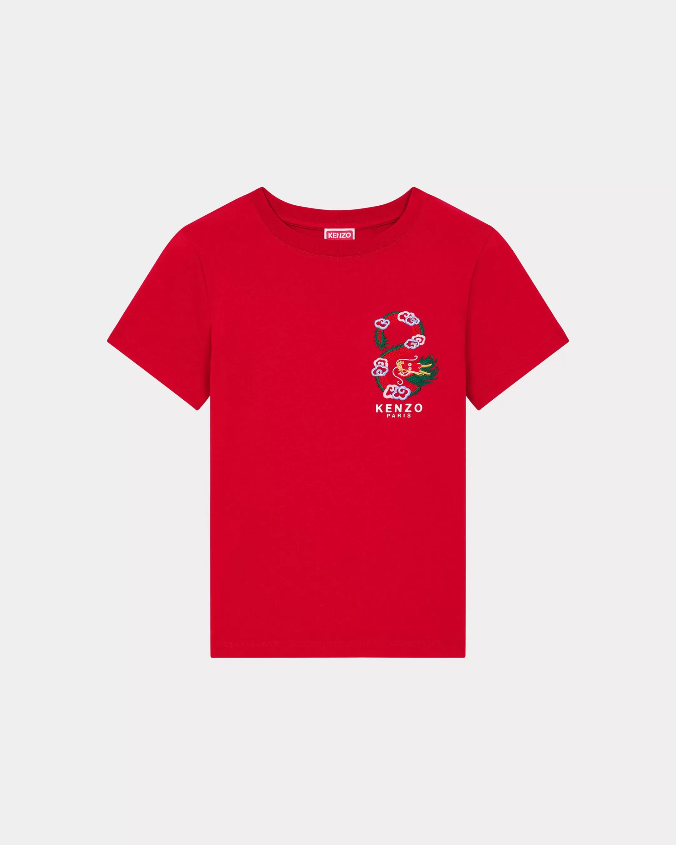 Online Camiseta clásica con parche 'Year of the Dragon' bordado Mujer Camisetas y Polos