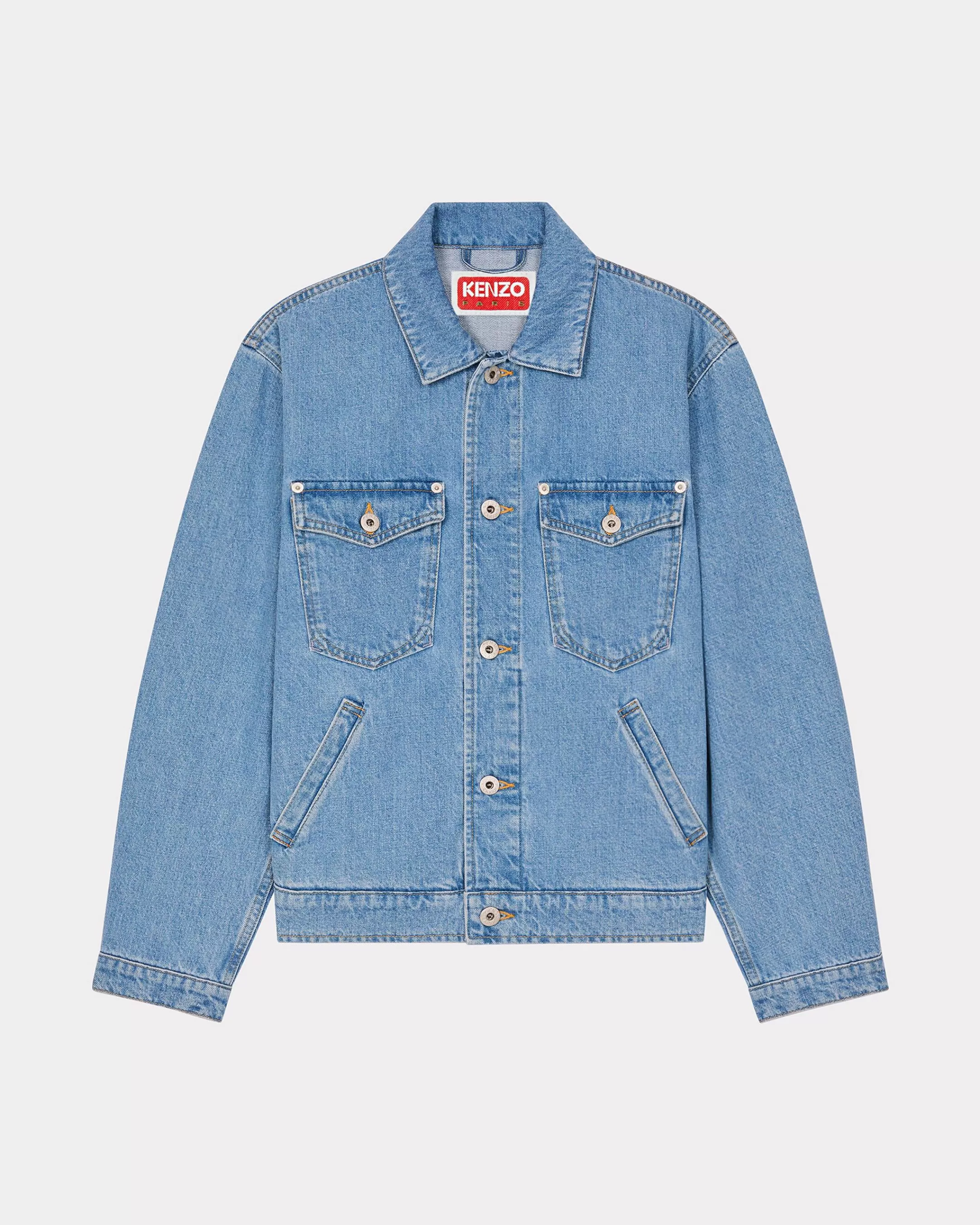 Online Cazadora Trucker con bordado 'Year of the Dragon' Mujer Denim | Chaquetas y Abrigos