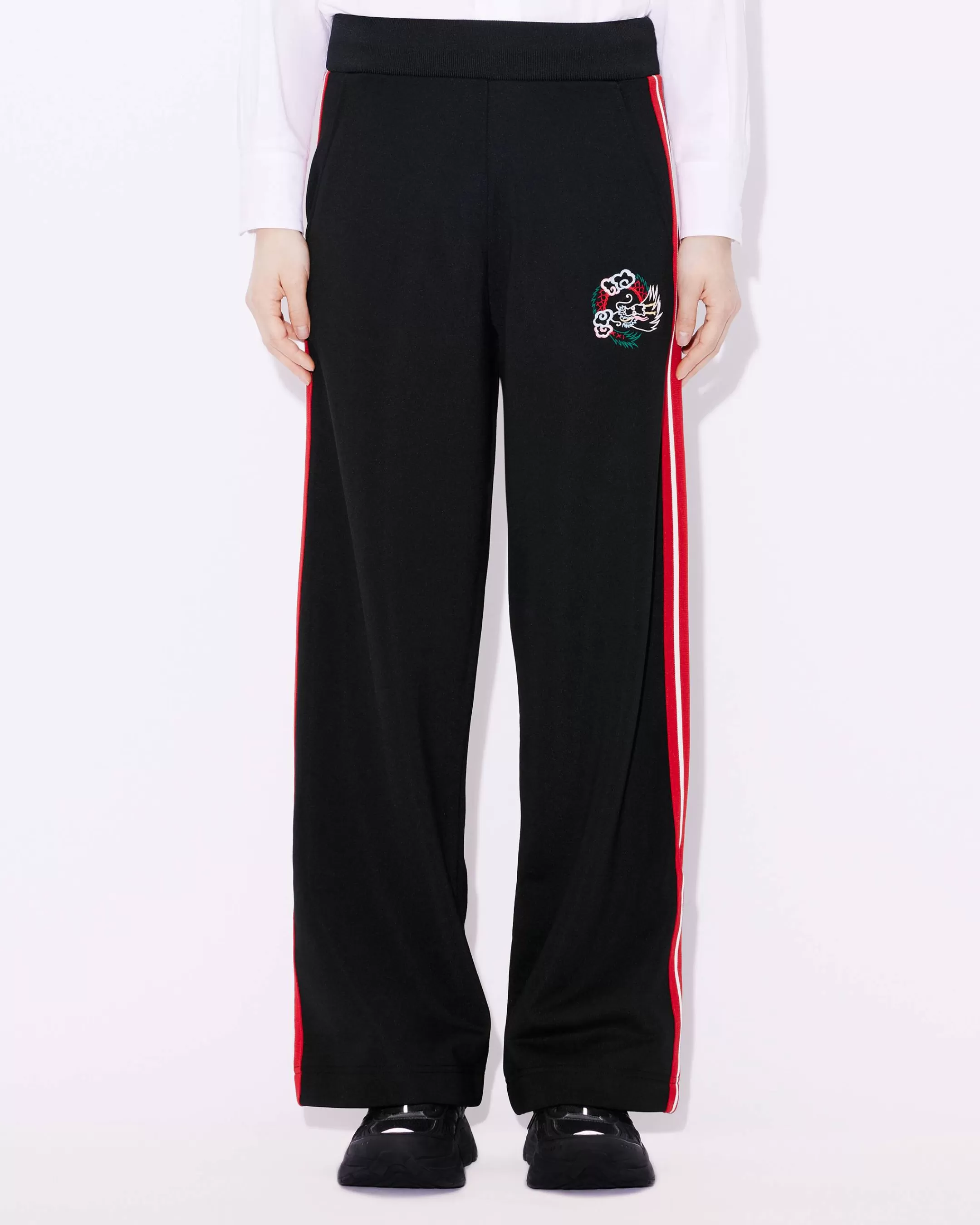 Flash Sale Pantalón de chándal con bordado 'Year of the Dragon' Mujer Pantalones y Shorts