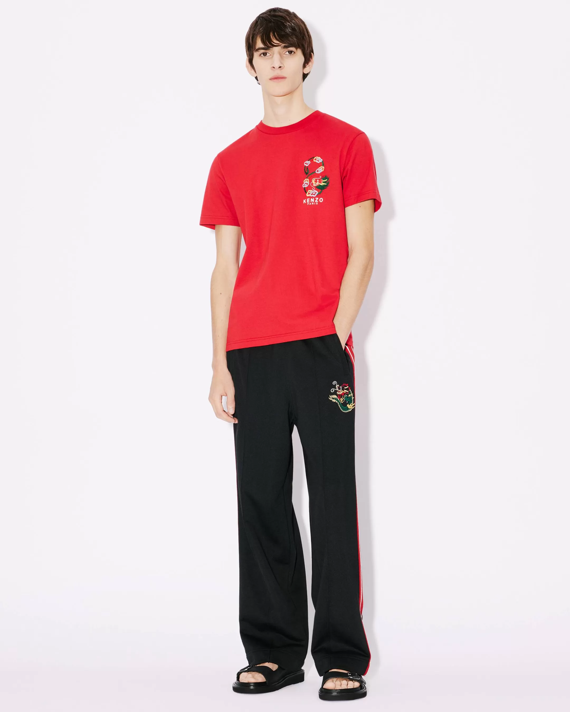 Online Pantalón de chándal con bordado 'Year of the Dragon' Mujer/Hombre Pantalones | Regalos