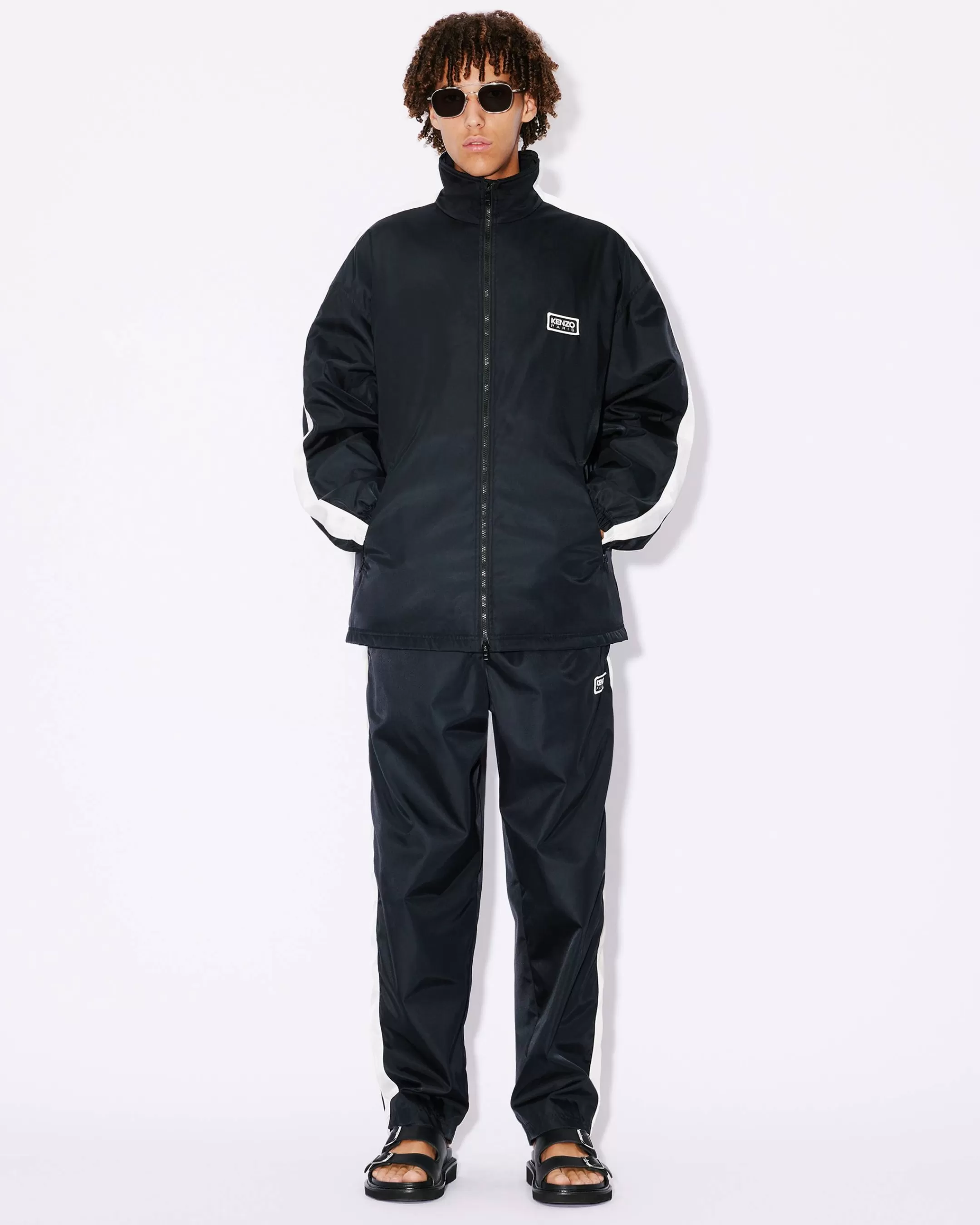 Outlet Pantalón de chándal recto 'Bicolor Paris' Hombre Pantalones | Novedades
