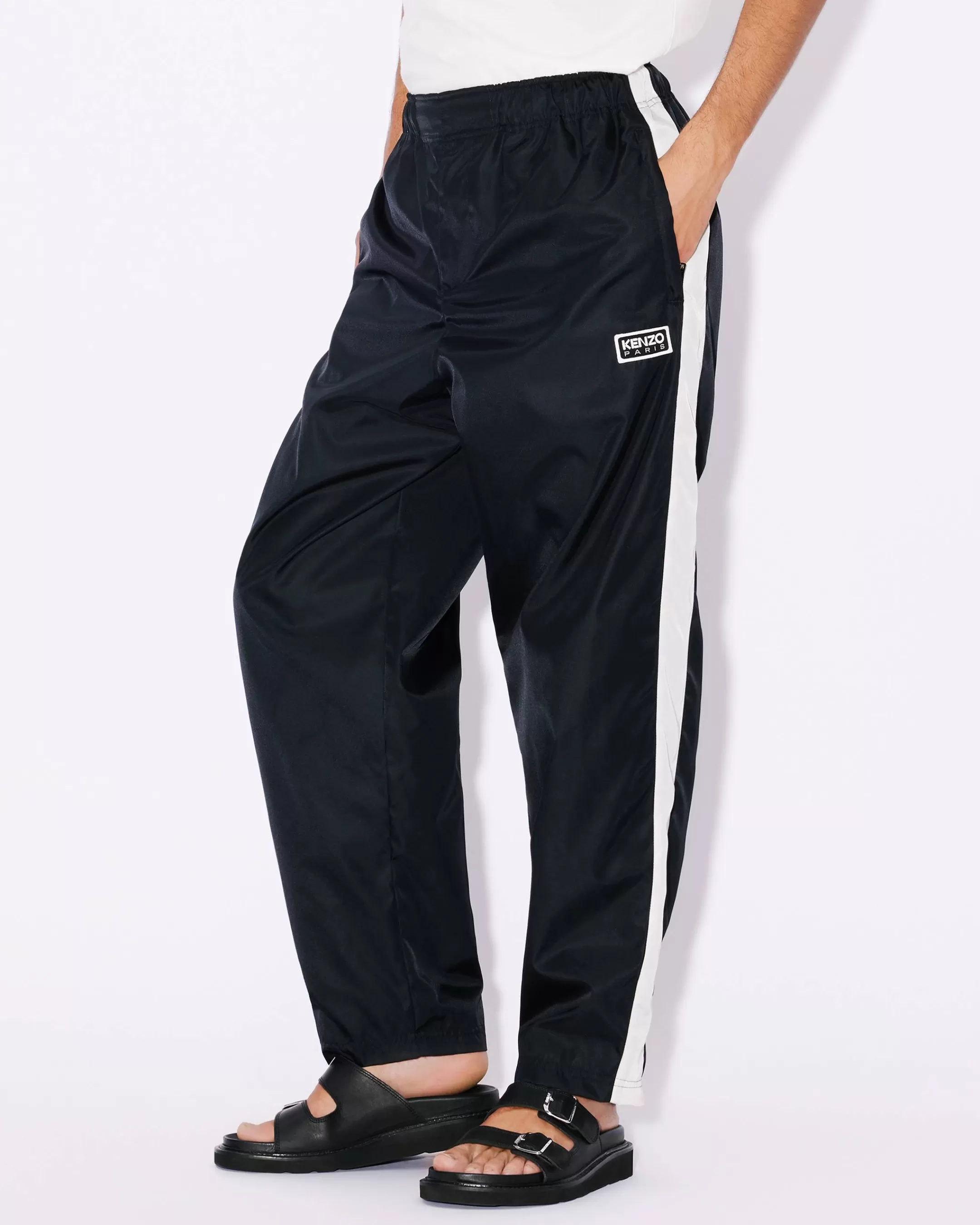 Outlet Pantalón de chándal recto 'Bicolor Paris' Hombre Pantalones | Novedades