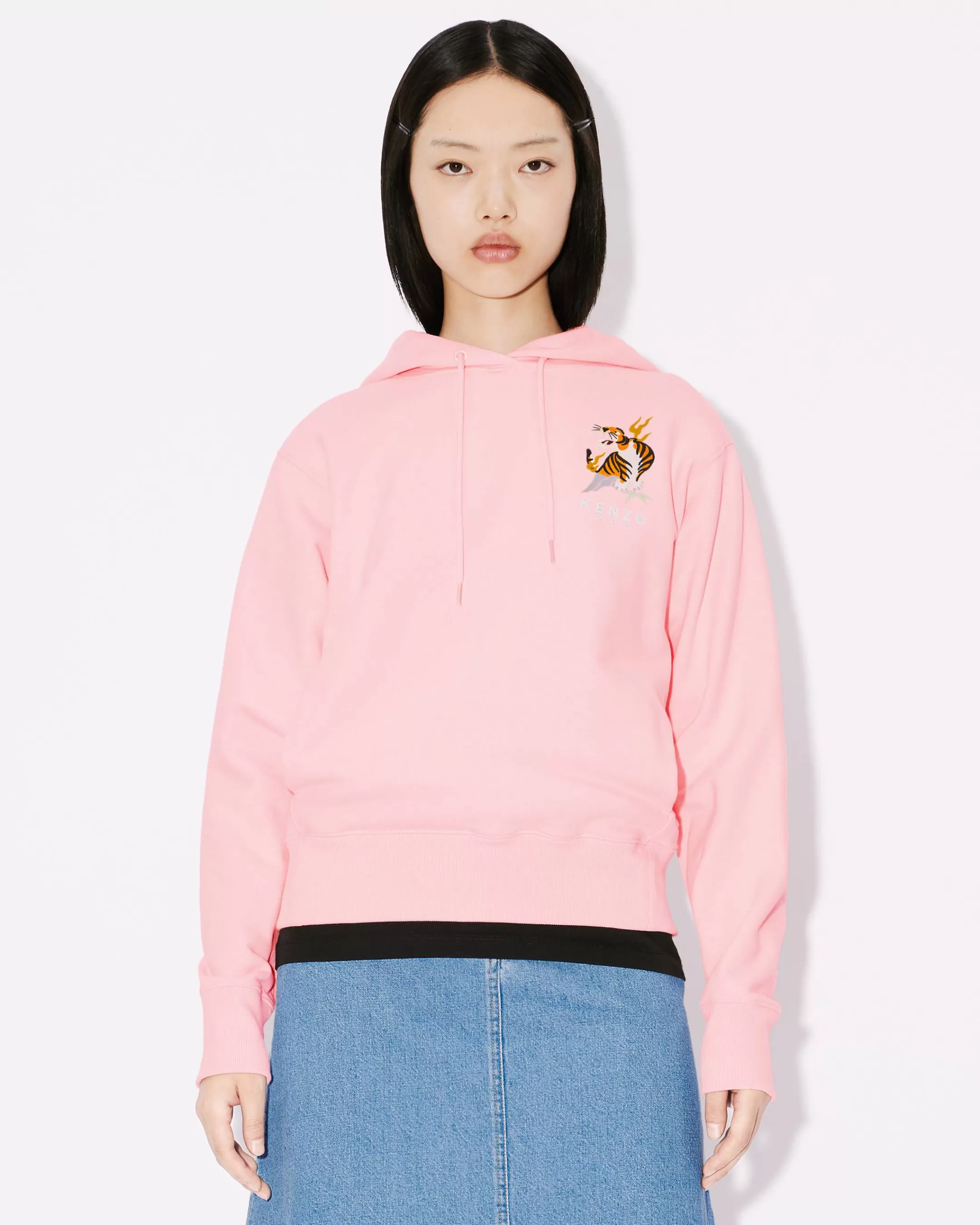 Flash Sale Sudadera clásica con capucha bordada 'Year of the Dragon' Mujer Sudaderas y Hoodies
