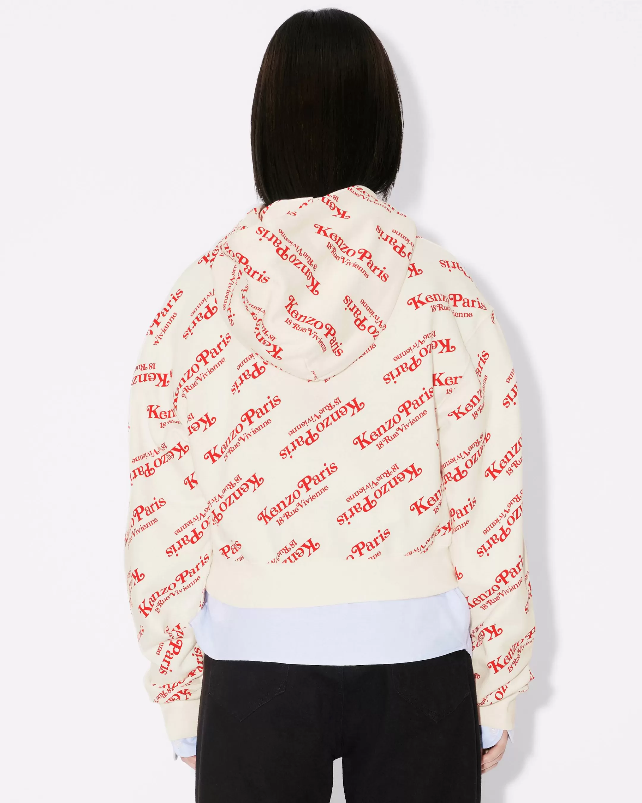 Cheap Sudadera corta con capucha ' by Verdy' Mujer Sudaderas y Hoodies