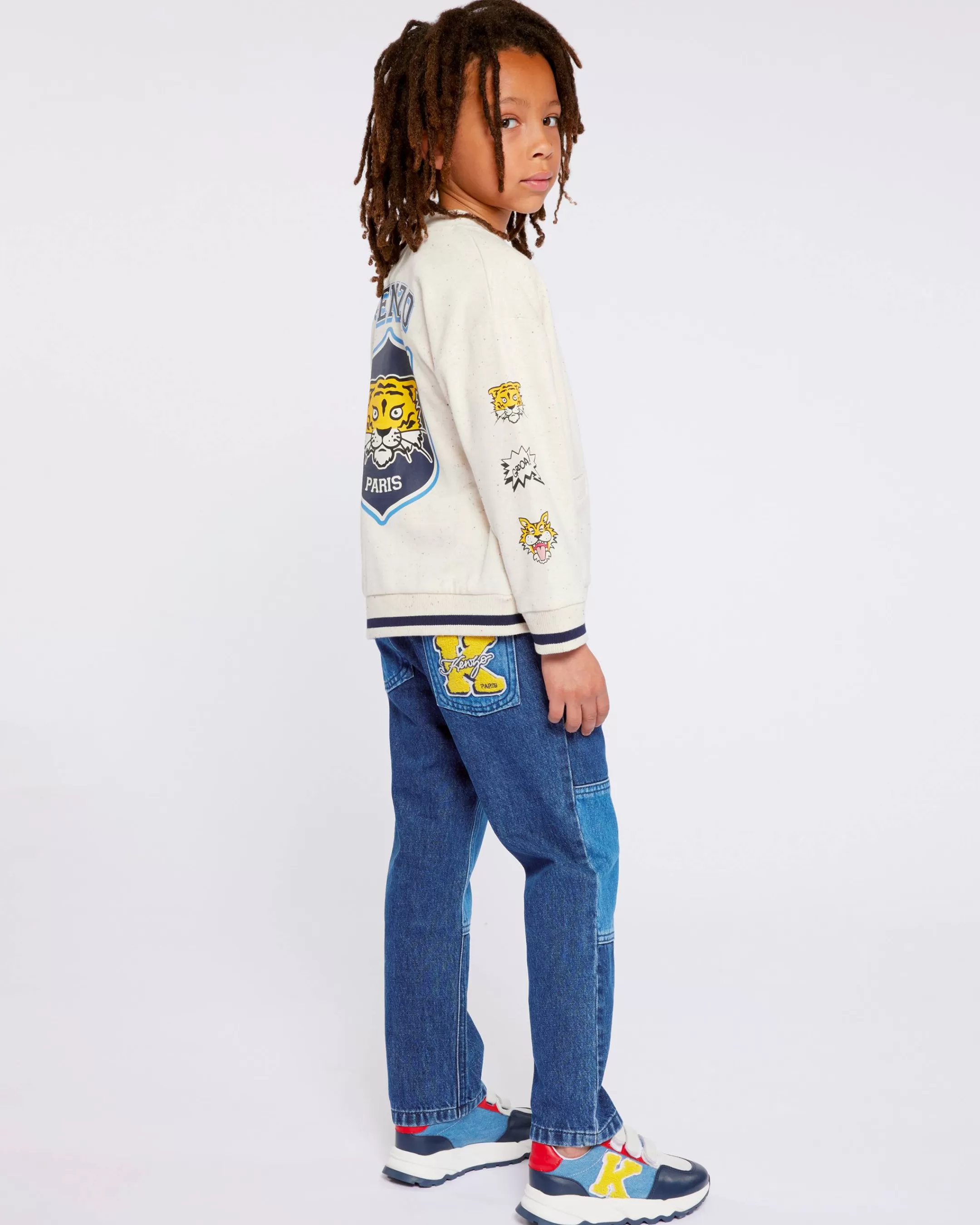 Discount Vaqueros con etiqueta y bordado 'Campus' Niños Niños (3-12 años)