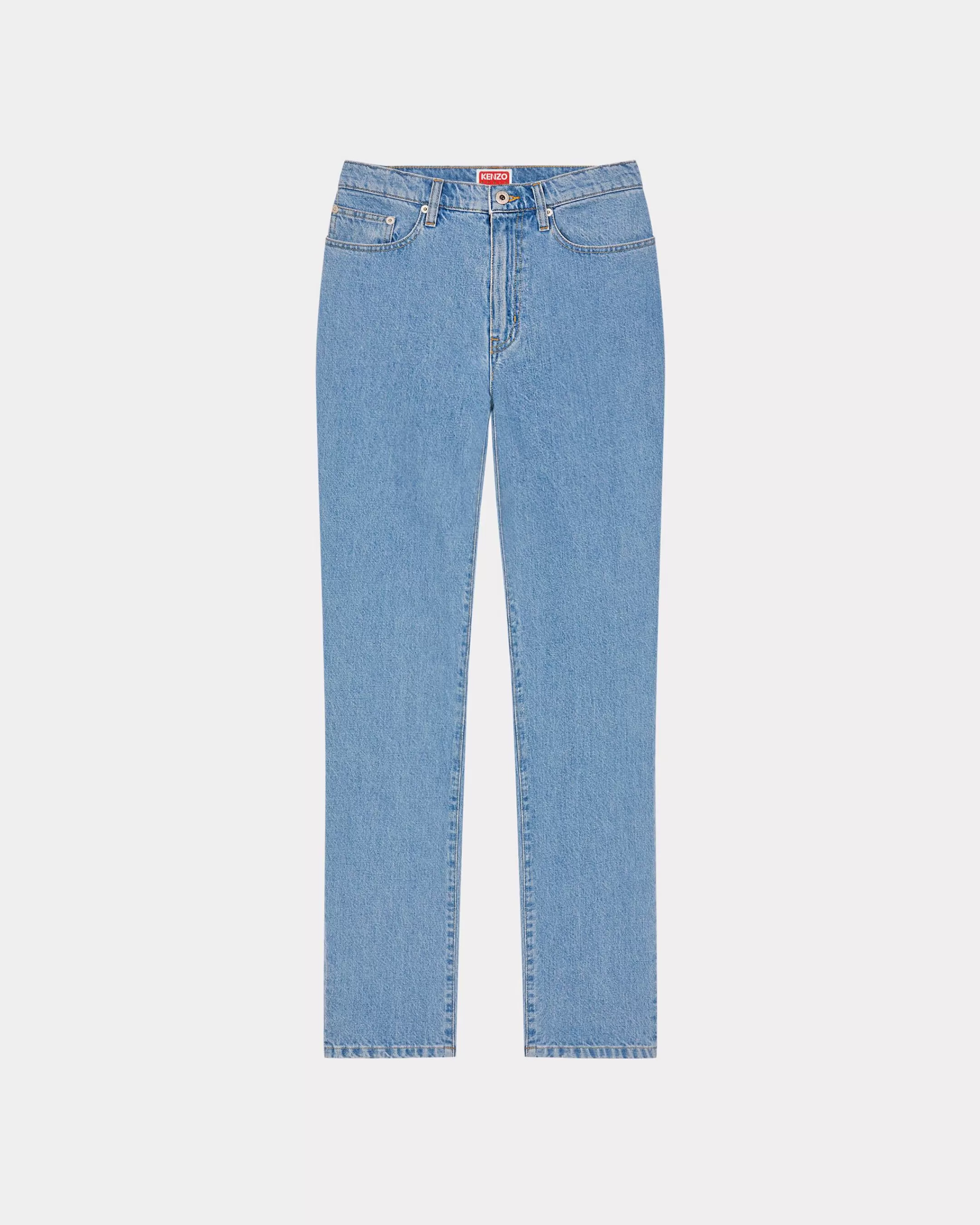 Online Vaqueros rectos cropped ASAGAO con bordado 'Year of the Dragon' Mujer Denim | Pantalones y Shorts