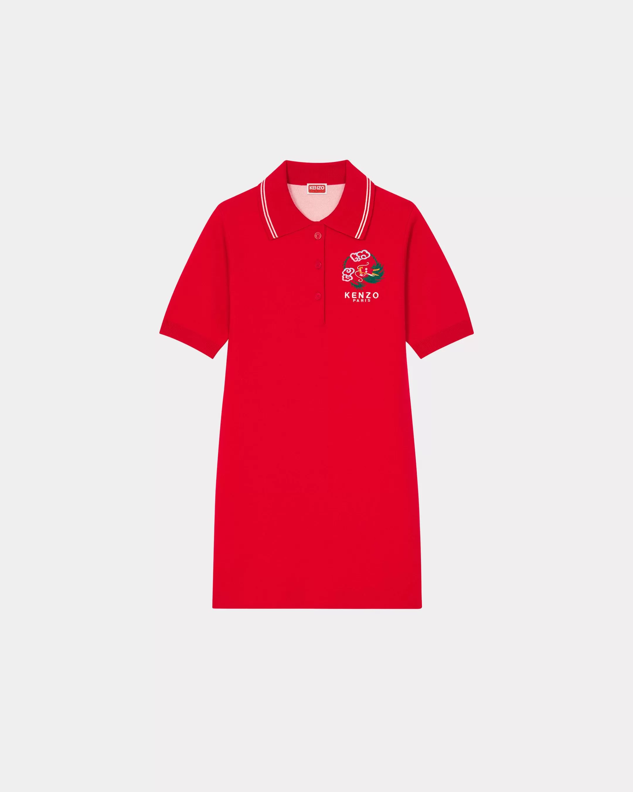 Clearance Vestido tipo polo bordado ‘Year of the Dragon’ Mujer Vestidos y Faldas